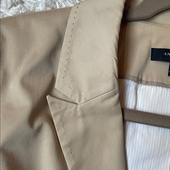 Ann Taylor Beige Khaki Women's Blazer Size 10 - Picture 3 of 6